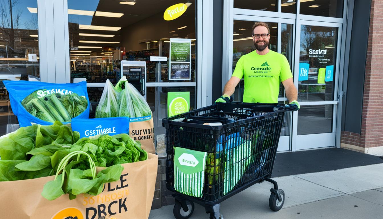 grocery store food waste